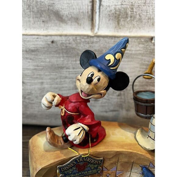 Jim Shore NWB Disney Traditions-"Summoning the Stars" 4043653 Fantasia Mickey - Picture 2 of 6